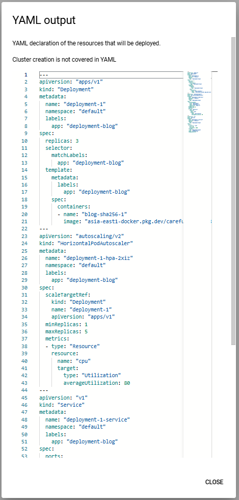 check yaml file
