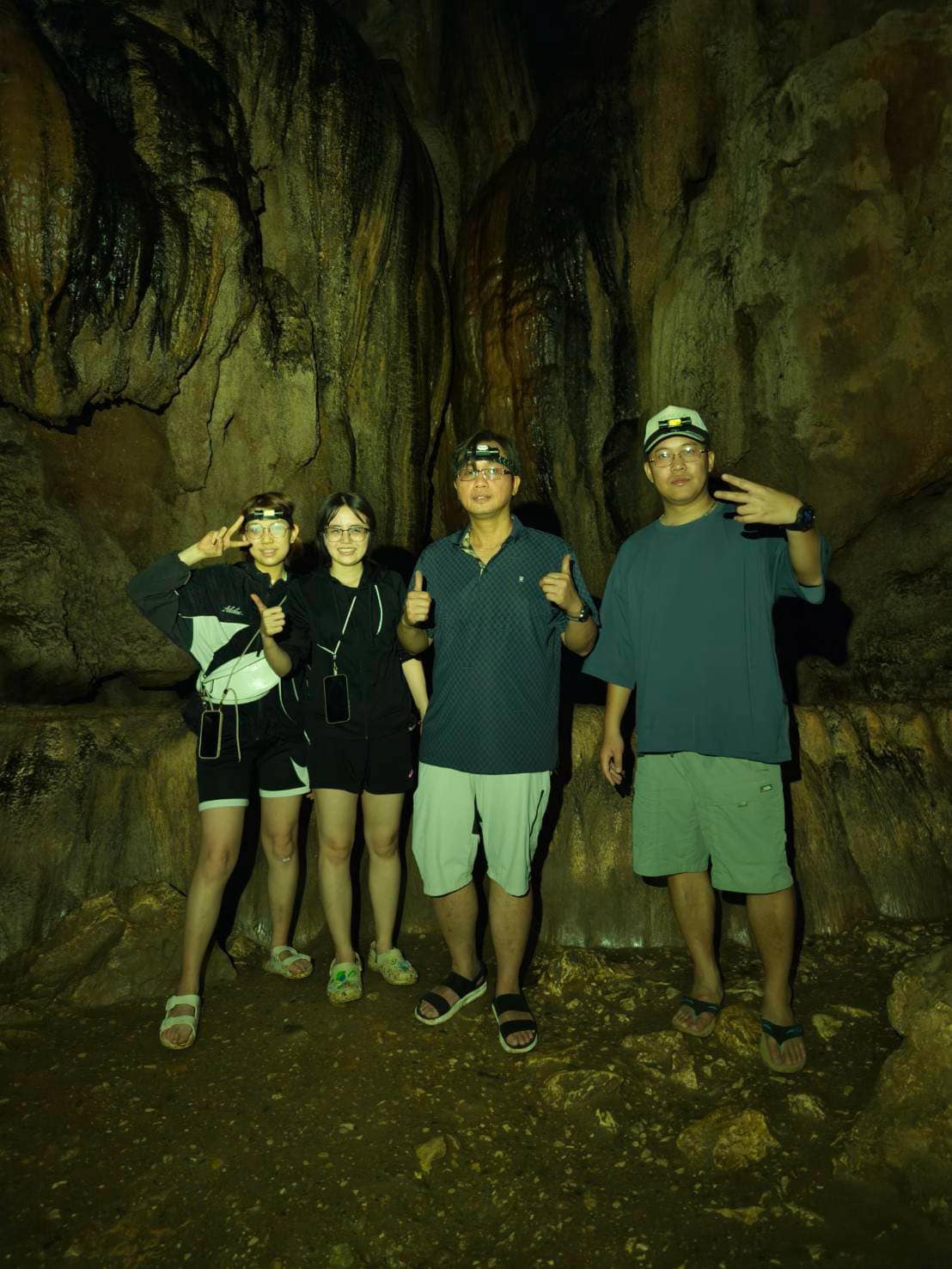 explore the caves