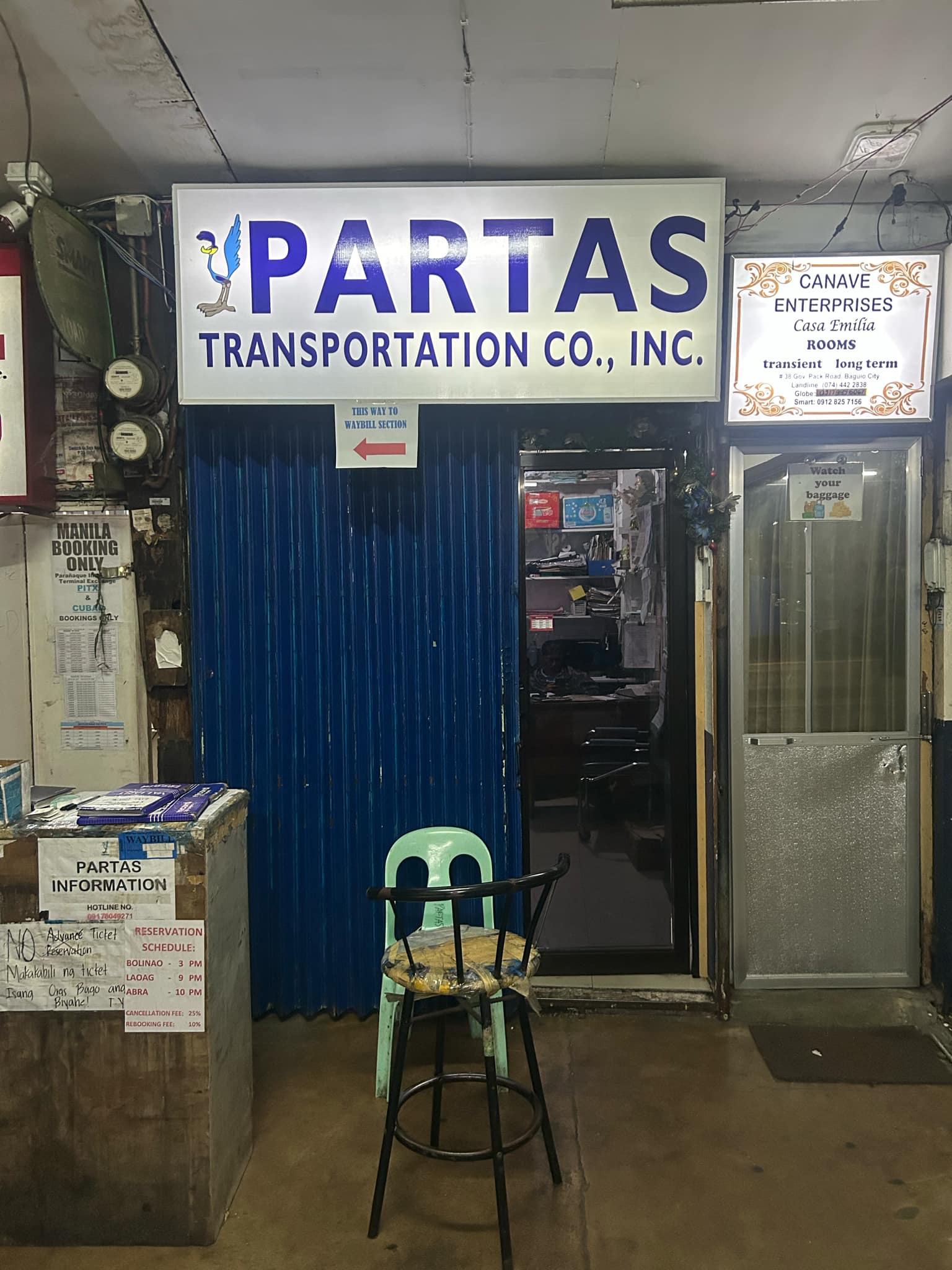 partas bus station