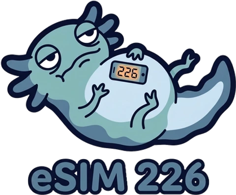 eSIM 226 旅遊上網示意：手機掃描 QR Code 開通全球行動數據